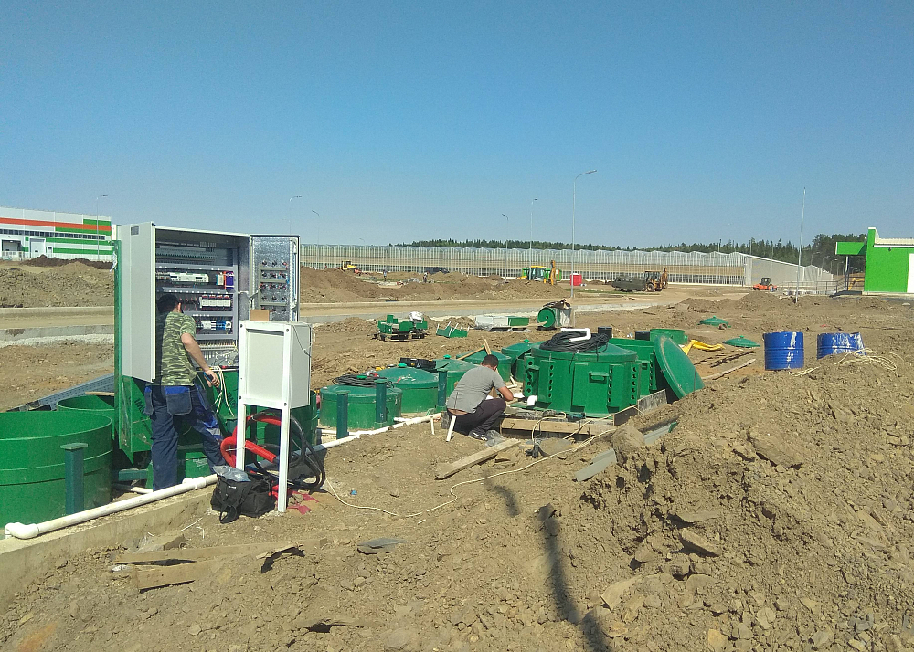 КНС для хозяйственно-бытовых стоков, Пермский край, "Тепличные технологии" 